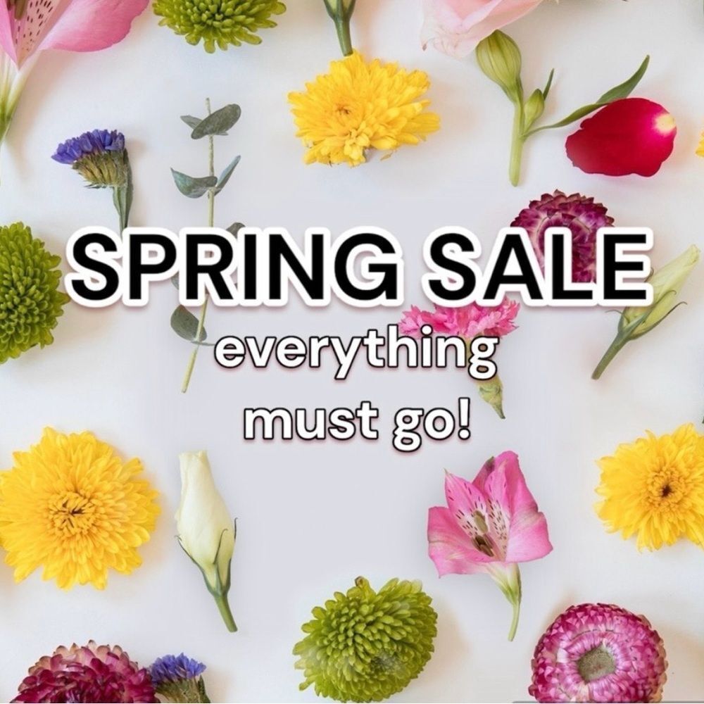 🌸Floral Spring Sale Ad Poster🌼🌺